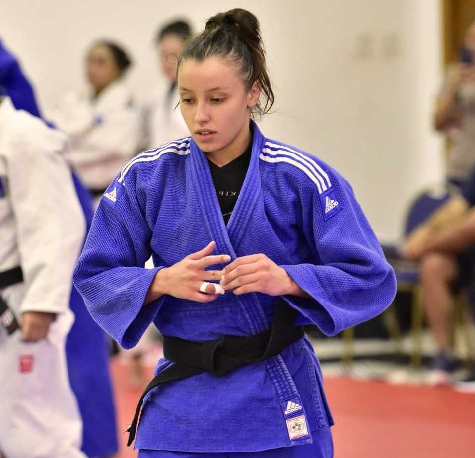 Elena García practicante de Judo